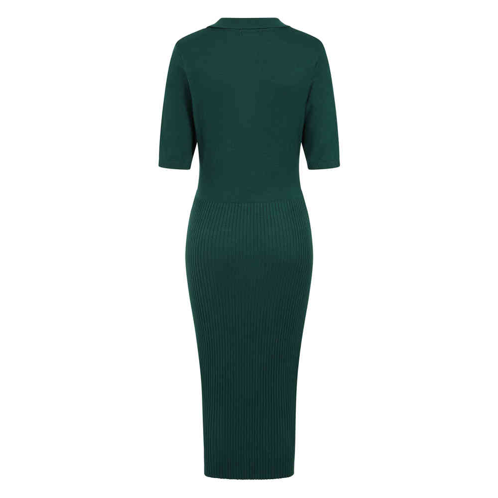 Banned - Federica Knitted Robe crayon - Vert